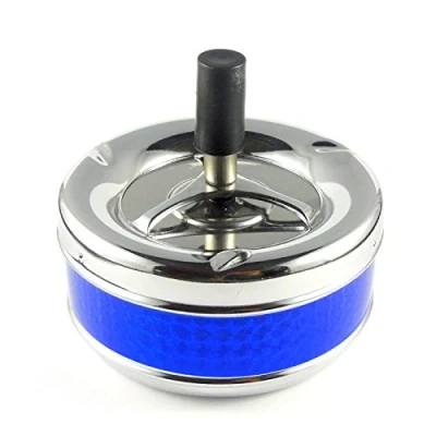 Abbildung von Starlet24 Drehaschenbecher Windaschenbecher Aschenbecher Sturmaschenbecher Ascher Blau 13 cm