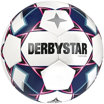 Abbildung von Derbystar Tempo Aps V22 Fußball Weiss Blau Pink 5