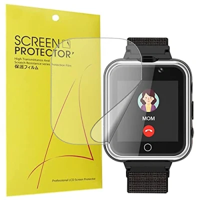 Abbildung von onetuo Schutzfolie Kompatibel für PTHTECHUS Smartwatch Kinder, HD klar Flexible TPU Folie [Blasenfreie] [Kompatibel mit Hülle] [Premium Qualität]Displayschutzfolie (6 Pack)