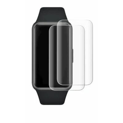 Abbildung von BROTECT 2 Stück Full Cover Schutzfolie für Huawei Band 6 Screen Displayschutz Folie [3D Curved, Anti Fingerprint, Kristall Klar]