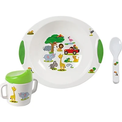 Abbildung von BRUNNER Bruchsichere Teller Set für Kinder Jungle Parade 6M+