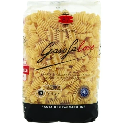 Abbildung von 10x Radiatori No. 87 Neapolitanische Hartweizengrieß Packung mit 500g Pasta IGP + Italian Gourmet polpa 400g