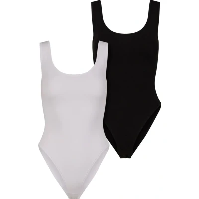 Abbildung von Urban Classics 2 PACK Top, Damen, Größe: 3XL, White black