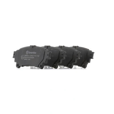 Abbildung von BREMBO P 83 152 Bremsbelagsatz exkl. Verschleißwarnkontakt ohne Zubehör TOYOTA: Prius Plus, Sienna III, Highlander III SUV, LEXUS: RX