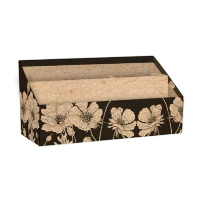 Abbildung von Clairefontaine 116053C Briefablage/Zeitungsständer Le cerisier blanc, 25x10x14 cm, praktisch und elegant, Kraft, 1 Stück