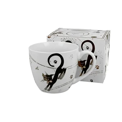 Abbildung von Duo Gift Becher Porzellan Jumbo Tieren / Vogel Blumen Planzen Kollektion, ca. 460 Charmante Katzen, Ideal als Geschenk Sammlung Dekoration