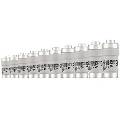 Abbildung von REV Neozed, Sicherung D02/E18 63A, 10Stück, 250VDC / 400VAC, grau