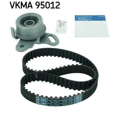 Abbildung von SKF VKMA 95012 Zahnriemensatz 92 mit abgerundetem Zahnprofil MITSUBISHI: Lancer 4 Limousine, Schrägheck, COLT