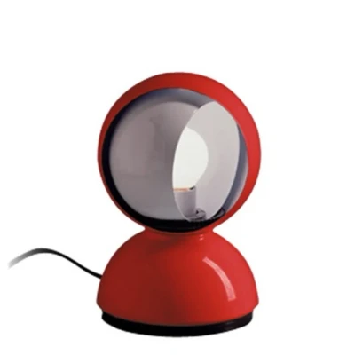 Abbildung von Artemide Tischleuchte Eclisse in rot aus Metall