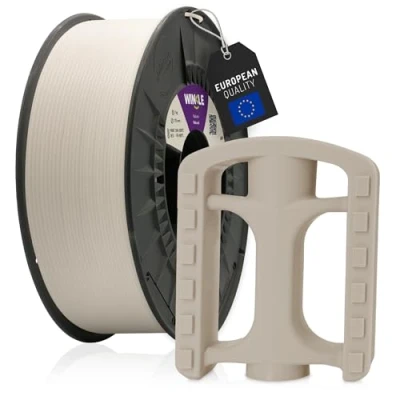 Abbildung von WINKLE ASA Natural Filament, 3D Drucker 2,85 mm, 1 kg, natürliche ASA, kompatibel mit den meisten Druckern, Maßgenauigkeit, robust, Spule kg