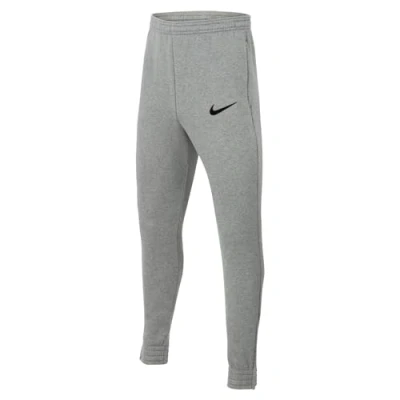 Abbildung von Nike Unisex Child Y Nk FLC Park20 Pant Kp, Dark Grey Heather/Black/Black, S