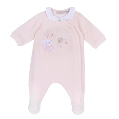 Abbildung von Chicco Front AND LEG Opening Strampler für Kinder, Größe: 76, Pink