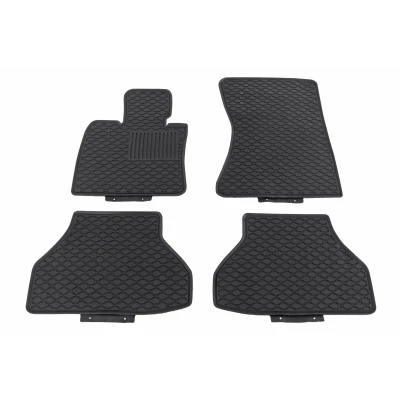 Abbildung von VAICO V20 4334 Fußmattensatz Gummi vorne und hinten 4 schwarz Maßgefertigt BMW: X5, X6