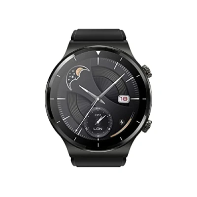 Abbildung von Blackview R7 Pro Verbundene Uhr für Männer und Frauen wasserdichte Smartwatch IP68 Metallrahmen &amp; Robustes Corning Glas Fitnessuhr mit Herzfrequenz, Blutsauerstoff Schlafen Schwarz