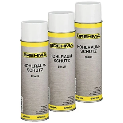 Abbildung von BREHMA 3X Hohlraumschutz Hohlraumversiegelung Spray 500ml Wachs