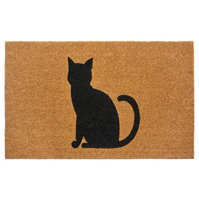 Abbildung von Fußmatte Cat, HANSE Home, rechteckig, Höhe: 15 mm, Kokos, Schmutzfangmatte, Outdoor, Rutschfest, Innen, Kokosmatte, Flur