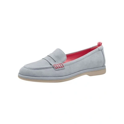 Abbildung von Tamaris Slipper, Damen, Größe: 39, Light blue Leder