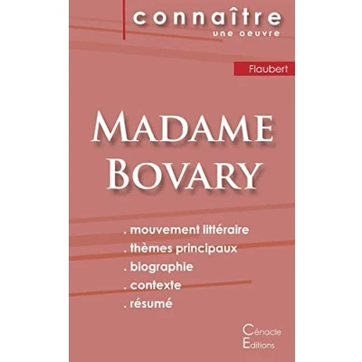 Abbildung von Fiche de lecture Madame Bovary Gustave Flaubert (Analyse littéraire référence et résumé complet)