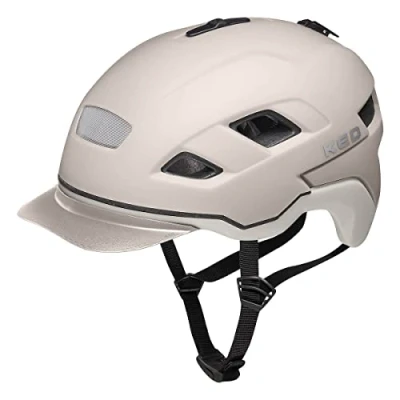 Abbildung von Ked Berlin Ash Matt. Beigefarbener City Fahrradhelm