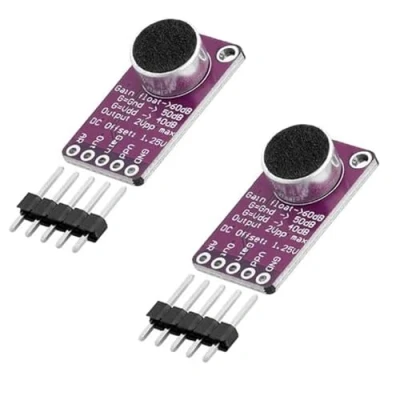 Abbildung von GERUI 2 Stück MAX9814 AGC Microphone Amplifier Board Compatible with Arduino