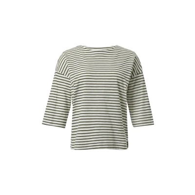 Abbildung von comma casual identity MIT 3/4ARM Langarmshirt, Damen, Größe: 32, Olivgrün