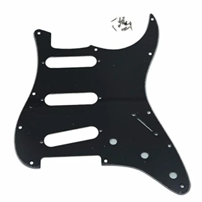 Abbildung von Dopro Schlagbrett für FD, Jimi, Hendrix, Stratocaster, 3 lagig, 11 Loch, Schwarz