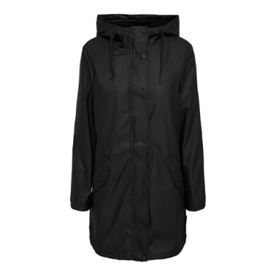 Abbildung von ONLY Onlsally Raincoat Regenjacke / wasserabweisende Jacke, Damen, Größe: Small, Oatmeal/white