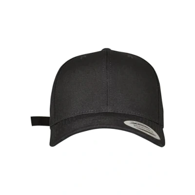 Abbildung von Flexfit Kappe 6 Panel Curved Metal Snap, black, One Size, 7708MS