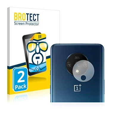 Abbildung von BROTECT (2 Stück Schutzfolie für OnePlus 7T (NUR Kameraschutz) Displayschutz Folie Ultra Klar