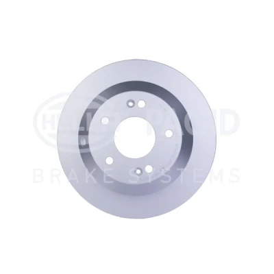 Abbildung von HELLA PRO 8DD 355 116 871 Bremsscheibe 302 11 05/07 114,3 voll beschichtet ohne Radbefestigungsbolzen, Radnabe HYUNDAI: SANTA FE 3, 2