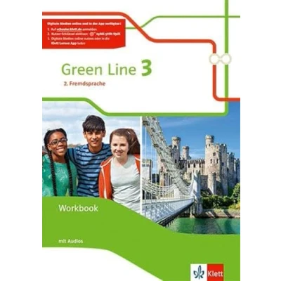 Abbildung von Green Line 3. 2. Fremdsprache: Workbook mit Audios Klasse 8 (Green Line. Ausgabe Fremdsprache ab 2018)