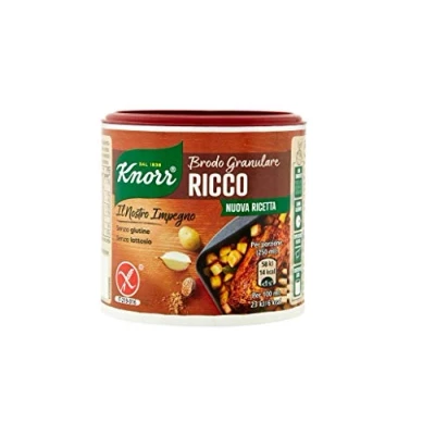 Abbildung von Knorr Brodo Granulare Ricco reichhaltige körnige Brühe 150g Geschmack für Ihre Gerichte Gluten frei laktosefrei 100% Italienische