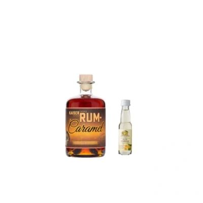 Abbildung von Prinz Rum Caramel 0,5l 40% Vol. + 1 Alte Sorte Probe 0,02l