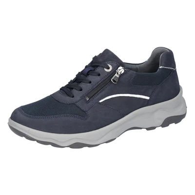 Abbildung von Waldläufer H MAX Sneaker, Schnürschuh, Halbschuh mit zusätzlichem Reißverschluss, Weite