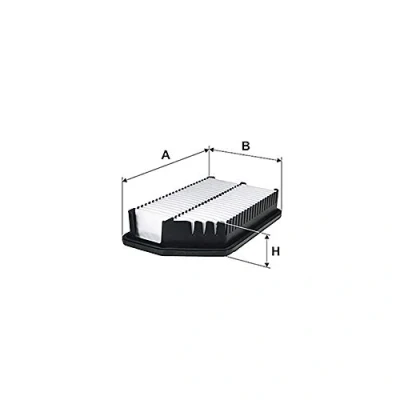 Abbildung von MAGNETI MARELLI 153071762382 Luftfilter 54 163 258 Filtereinsatz HYUNDAI: i30 II Kombi, Schrägheck, Elantra V Limousine