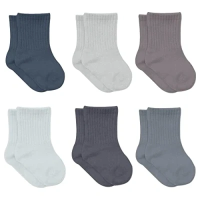 Abbildung von bistyle Baumwolle 6 Paar Baby Socken für Neugeborene Säugling 0 3 Monate bis 2 Jahre Duftend Jungen Mädchen Kleinkind (as3, age, 2_years, 3_years, Anthrazit)