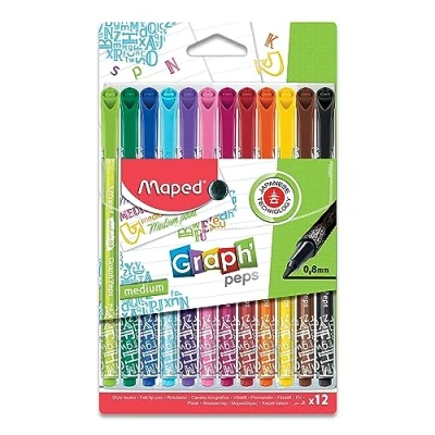 Abbildung von Maped Graph&#039;peps Fineliner, mittlere Spitze