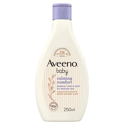 Abbildung von Aveeno Baby Calming Comfort Bedtime Bath &amp; Wash 250 ml