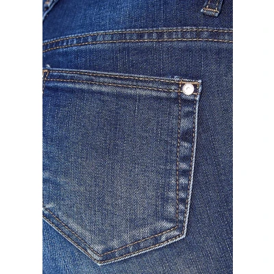 Abbildung von Elara Damen High Waist Hose Skinny Jeans Chunkyrayan EL09D1 Blau 40 (L)
