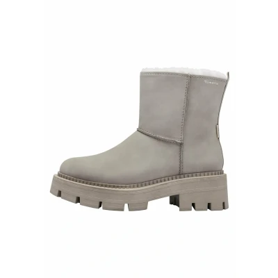 Abbildung von Tamaris Plateaustiefelette, Damen, Größe: 40, Grey Schuhe