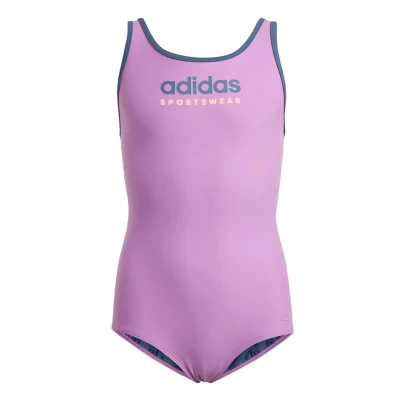 Abbildung von adidas Mädchen &#039; Sportswear U Back Swimsuit Girls Badeanzug, preloved Purple/preloved Ink,