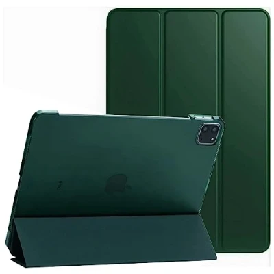 Abbildung von PROTech Smart Case für iPad Pro 11 Zoll, Modell 2022/2021/2020 18, Slim Stand Hard Back Shell Cover mit Auto Wake/Sleep (Emerald Green)