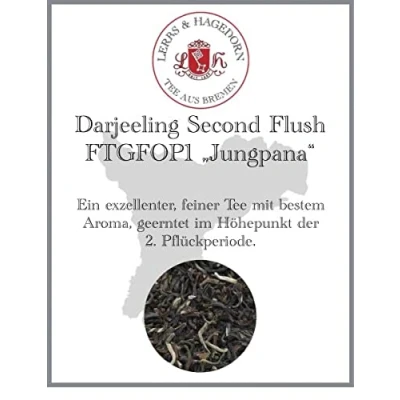 Abbildung von Lerbs &amp; Hagedorn, Darjeeling Second Flush FTGFOP1 „Jungpana“ 250g (ca. 20 Liter)