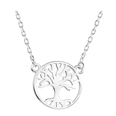 Abbildung von Sofia Milani Circle TREE Halskette, Damen, Größe: One Size, Silver
