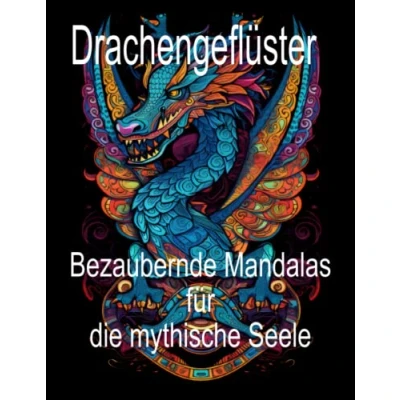 Abbildung von Drachengeflüster Bezaubernde Mandalas für die mythische Seele: Dieses Mandala Malbuch ist sehr gut geeignet alle Altersgruppen, egal ob Kind ... Drachen Freunde, mit 50 Motiven