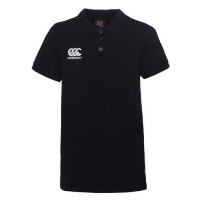 Abbildung von Canterbury Jungen Waimak Poloshirt, Schwarz, Größe 8, 34