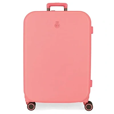 Abbildung von Enso Annie Medium Koffer Orange 48x70x28 cm Starres ABS Integrierter TSA Verschluss 79L 4,32 kg 4 Doppelräder