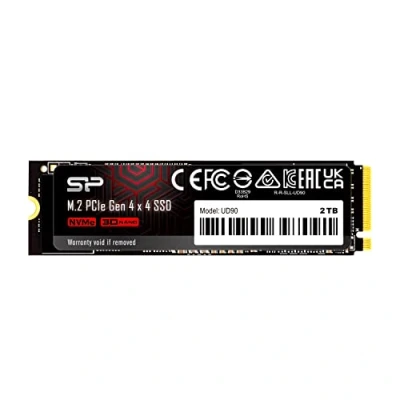 Abbildung von Silicon Power 2TB UD90 NVMe 4.0 Gen4 PCIe M.2 SSD R/W up to 5,000/4,800 MB/s (SP02KGBP44UD9005)