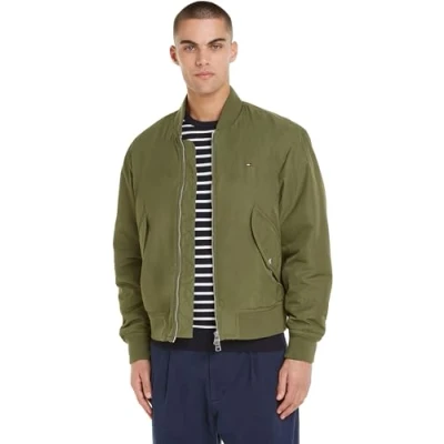 Abbildung von Tommy Hilfiger AUTHENTIC BOMBER Daunenjacke Herren, Grün (Utility Olive), L