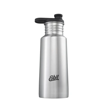 Abbildung von Esbit Sportflasche Pictor Trinkflasche 750 ml in Edelstahl mit Sport und Loop Verschluss aus